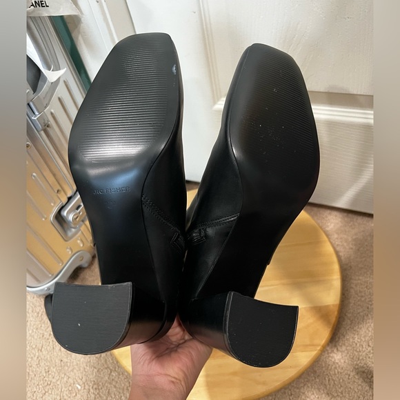 Marc Fisher Ankle Leather Black Booties US 8.5 - Picture 14 of 16